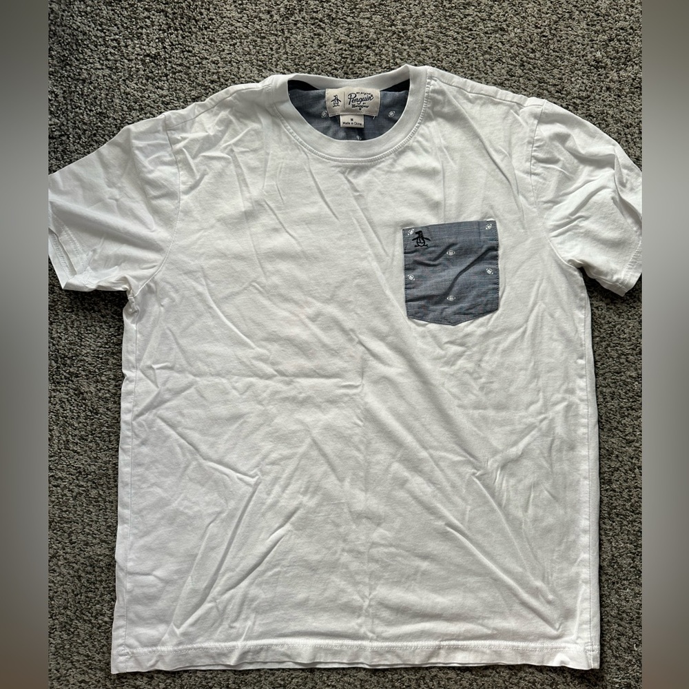 Penguin Pocket Tee size medium